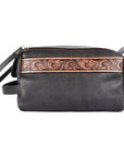 Ohlay Bags OHM111C Toiletry Hand Tooled Genuine Leather Women Bag Western Handbag Purse