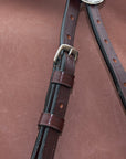 Lrg Hilason Western Horse Reins Bitfree Genuine Leather English Bitless Bridle Brown