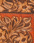 ADBGA460 American Darling Hand Tooled Hair On Genuine Leather Women Bag Western Handbag Purse