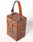 American Darling Hand Tooled Genuine Leather Evening bag