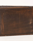 AMERICAN TANNER Genuine Leather Hand Burnished Bifold Wallet For Men Women H4 X W3.25 X D0.5