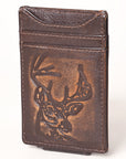 AMERICAN TANNER Genuine Leather Card Holder Wallet For Men & Women H4.1 X W3