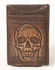 AMERICAN TANNER Genuine Leather Card Holder Wallet For Men & Women H4.1 X W3
