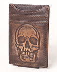 AMERICAN TANNER Genuine Leather Card Holder Wallet For Men & Women H4.1 X W3