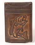 AMERICAN TANNER Genuine Leather Card Holder Wallet For Men & Women H4.1 X W3