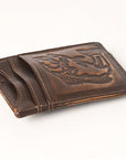 AMERICAN TANNER Genuine Leather Card Holder Wallet For Men & Women H4.1 X W3