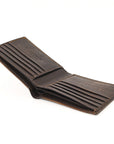 AMERICAN TANNER Genuine Leather Hand Burnished Bifold Wallet For Men Women H3.5 X W4.75 X D0.5