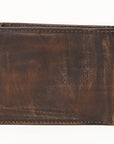 AMERICAN TANNER Genuine Leather Hand Burnished Bifold Wallet For Men Women H3.5 X W4.75 X D0.5