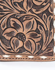 Hilason Western Stylish Floral Hand Tooled Genuine Leather Smartphone Cell Phone Holder