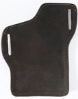 Hilason Western Stylish Floral Hand Tooled Genuine Leather Smartphone Cell Phone Holder