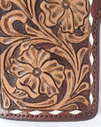 Hilason Western Stylish Floral Hand Tooled Genuine Leather Smartphone Cell Phone Holder