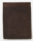 Hilason Western Floral Stylish Women & Men Hand Tooled Genuine Leather Card-Holder