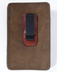 Hilason Western Stylish Floral Hand Tooled Genuine Leather Smartphone Cell Phone Holder