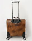 American Darling Travel Case Beautifully Hand Tooled Hair-On Genuine Leather women bag western handbag purse