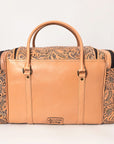 American Darling ADBG1305 Duffel Hand Tooled Genuine Leather Women Bag Western Handbag Purse