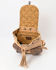 American Darling ADBG1306 Backpack Hand Tooled Genuine Leather Women Bag Western Floral Handbag