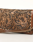 American Darling ADBG1309 Wallet Hand Tooled Genuine Leather women bag western handbag purse