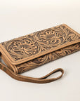 American Darling ADBG1311 Wallet Hand Tooled Genuine Leather women bag western handbag purse