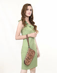 American Darling ADGC106 Floral Western Hand Tooled Genuine Leather Women & Man GUN CASE