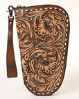 American Darling ADGC106 Floral Western Hand Tooled Genuine Leather Women & Man GUN CASE