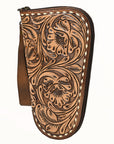 American Darling ADGC106 Floral Western Hand Tooled Genuine Leather Women & Man GUN CASE