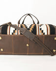 OHLAY OHA101A DUFFEL Upcycled Wool Genuine Leather women bag western handbag purse