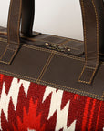 OHLAY OHA101B DUFFEL Upcycled Wool Genuine Leather women bag western handbag purse