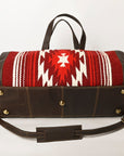 OHLAY OHA101B DUFFEL Upcycled Wool Genuine Leather women bag western handbag purse
