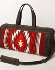 OHLAY OHA101B DUFFEL Upcycled Wool Genuine Leather women bag western handbag purse