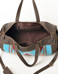 OHLAY OHA101C DUFFEL Upcycled Wool Genuine Leather women bag western handbag purse