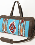 OHLAY OHA101C DUFFEL Upcycled Wool Genuine Leather women bag western handbag purse