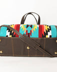 OHLAY OHA101D DUFFEL Upcycled Wool Genuine Leather women bag western handbag purse