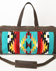 OHLAY OHA101D DUFFEL Upcycled Wool Genuine Leather women bag western handbag purse