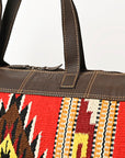 OHLAY OHA101E DUFFEL Upcycled Wool Genuine Leather women bag western handbag purse