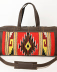 OHLAY OHA101E DUFFEL Upcycled Wool Genuine Leather women bag western handbag purse