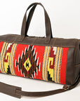 OHLAY OHA101E DUFFEL Upcycled Wool Genuine Leather women bag western handbag purse