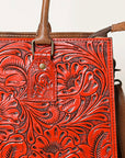 American Darling ADBG1317 Hand Tooled Genuine Leather Women Bag Western Handbag Purse