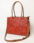 American Darling ADBG1317 Hand Tooled Genuine Leather Women Bag Western Handbag Purse