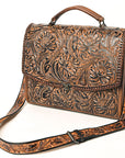 American Darling ADBG1318 Hand Tooled Genuine Leather Women Bag Western Handbag Purse