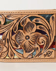 American Darling Wallet Hand Tooled Genuine Leather Women Bag Western Handbag Purse