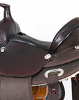 HILASON Western Child Horse Trail Show Saddle Synthetic Pleasure Riding Brown