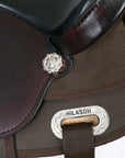 HILASON Western Child Horse Trail Show Saddle Synthetic Pleasure Riding Brown