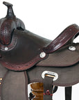 HILASON Western Child Horse Trail Show Saddle Synthetic Pleasure Riding Brown