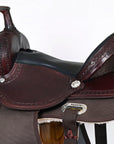 HILASON Western Child Horse Trail Show Saddle Synthetic Pleasure Riding Brown