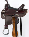 HILASON Western Child Horse Trail Show Saddle Synthetic Pleasure Riding Brown