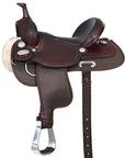 HILASON Western Child Horse Trail Show Saddle Synthetic Pleasure Riding Brown