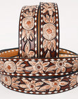 American Darling Beautifully Hand Tooled Genuine American Leather Belt Men and Women
