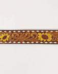 American Darling Beautifully Hand Tooled Genuine American Leather Belt Men and Women