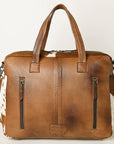 American Darling Briefcase Hair On Genuine Leather Women Bag Western Handbag Purse