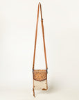 American Darling Cell Phone Holder Hair On Genuine Leather women bag western handbag purse
